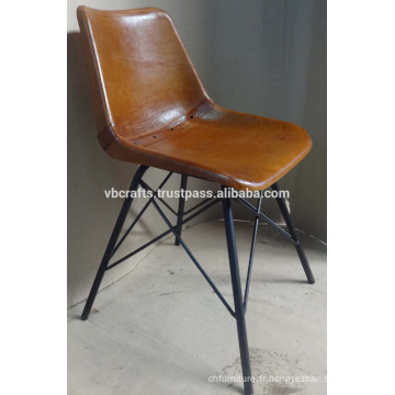 Chaise en cuir industriel nouvelle conception